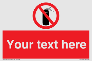 Custom prohibition no aerosol